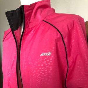 NWT Vintage Avia Pink Windbreaker Jacket size L